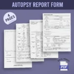 Autopsy Report Form