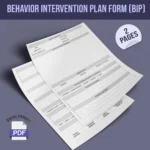 Behavior Intervention Plan Form (BIP)