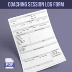 Coaching Session Log Form