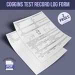 Coggins Test Record Log Form