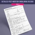 Embalming Report Form - Image 2