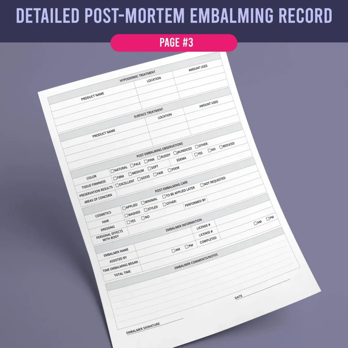 Embalming Report Form - Image 4