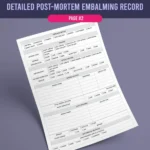 Embalming Report Form - Image 3