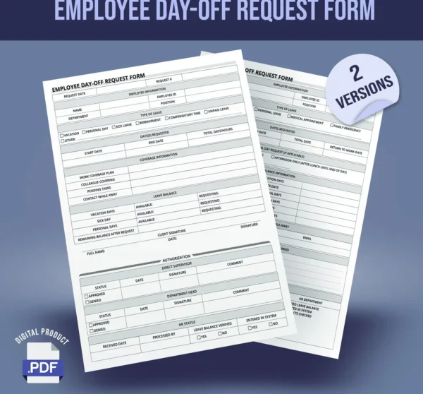 Employee Day-Off Request Forms