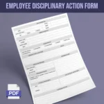 Employee Disciplinary Action Form