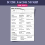 Essential Baseball Team Management Forms Bundle (8 Printable PDF) - Image 2