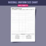 Essential Baseball Team Management Forms Bundle (8 Printable PDF) - Image 6
