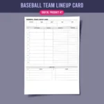 Essential Baseball Team Management Forms Bundle (8 Printable PDF) - Image 8