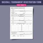 Essential Baseball Team Management Forms Bundle (8 Printable PDF) - Image 4