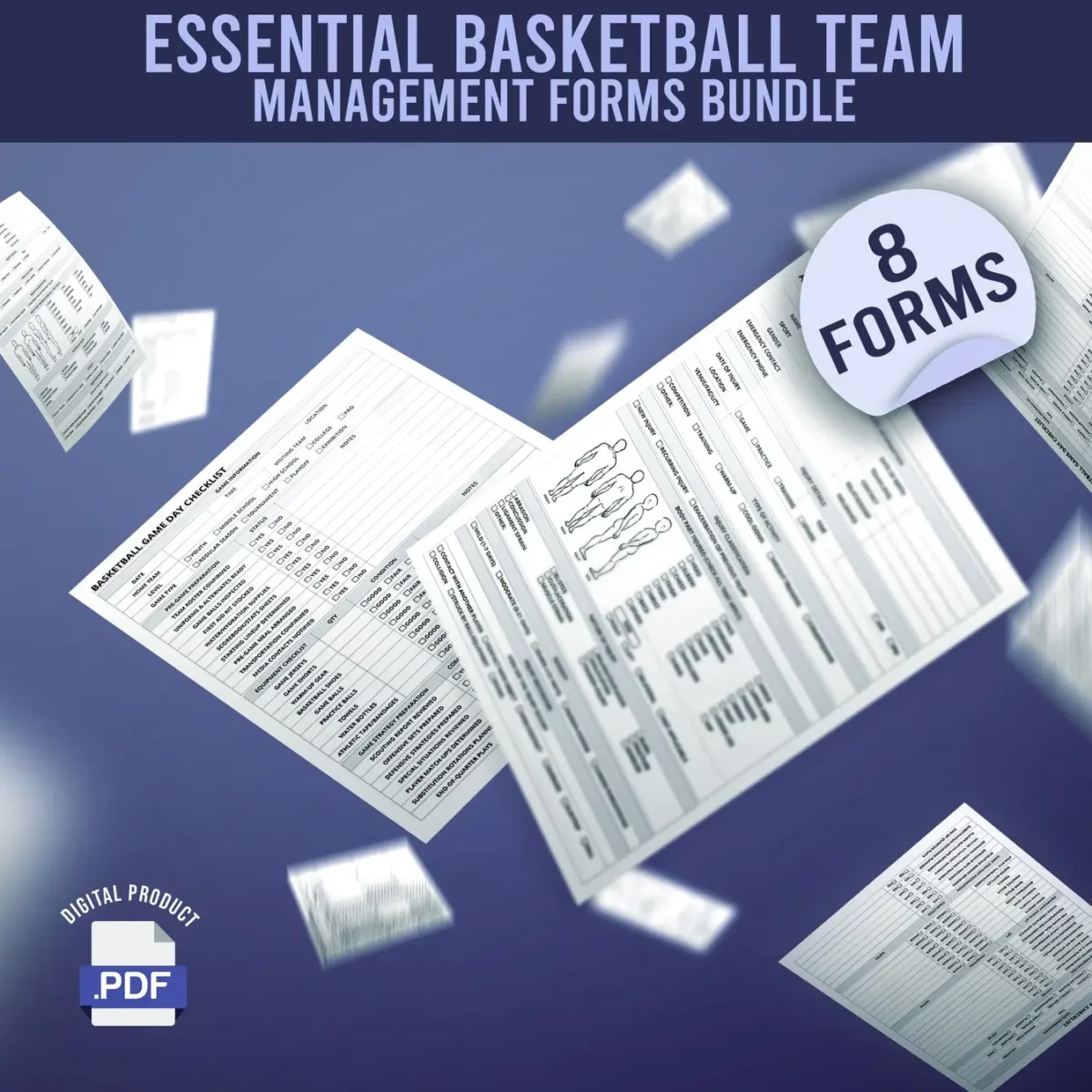 Essential Basketball Team Management Forms Bundle - Image 1