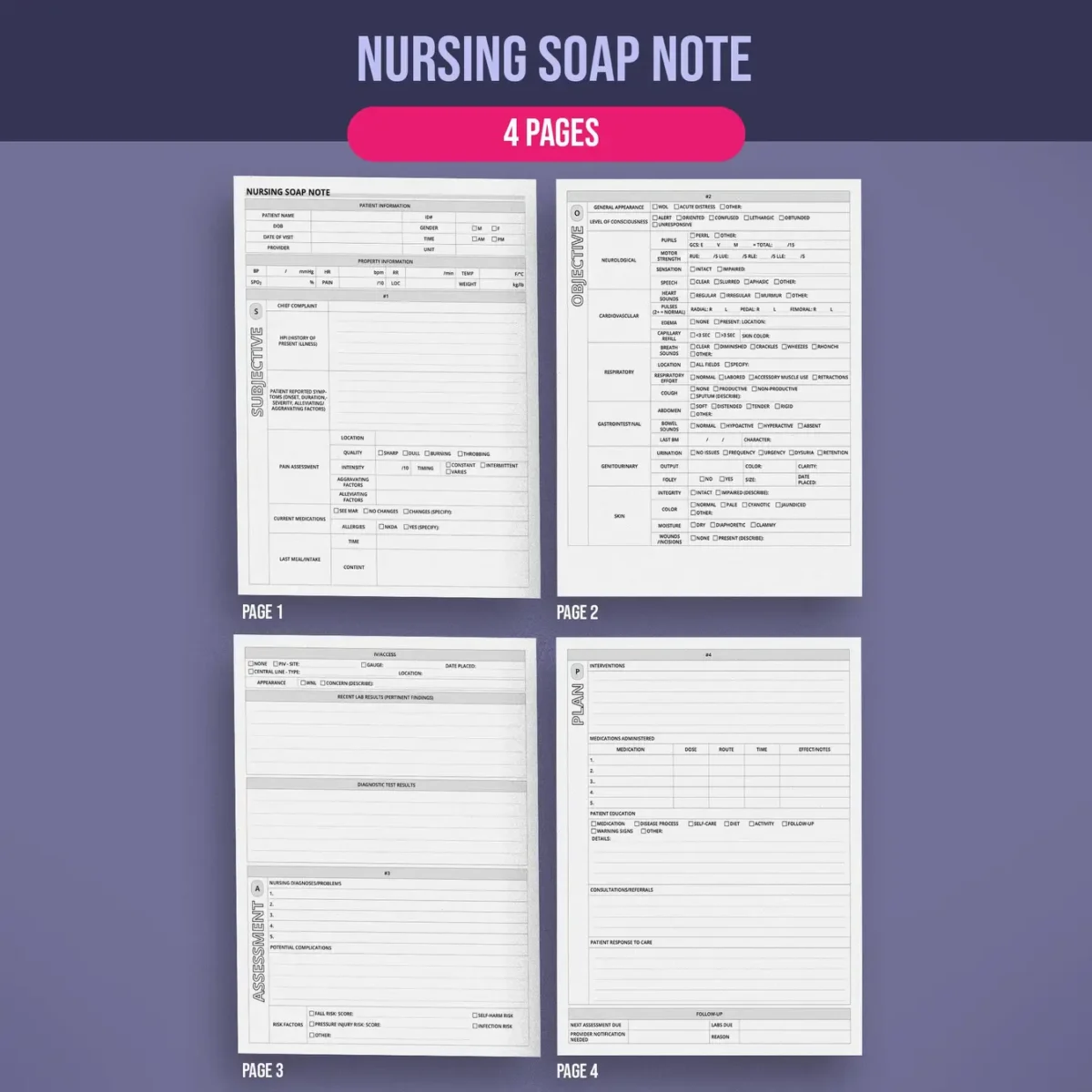 Essential Nursing Forms bundle - Image 4