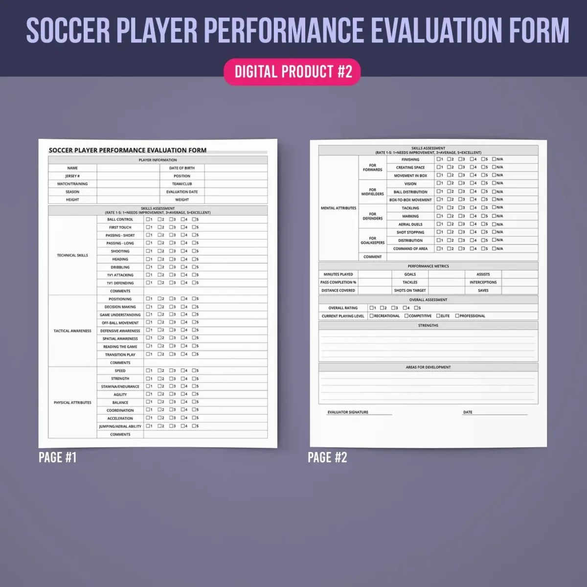 Essential Soccer Team Management Forms Bundle - Image 3