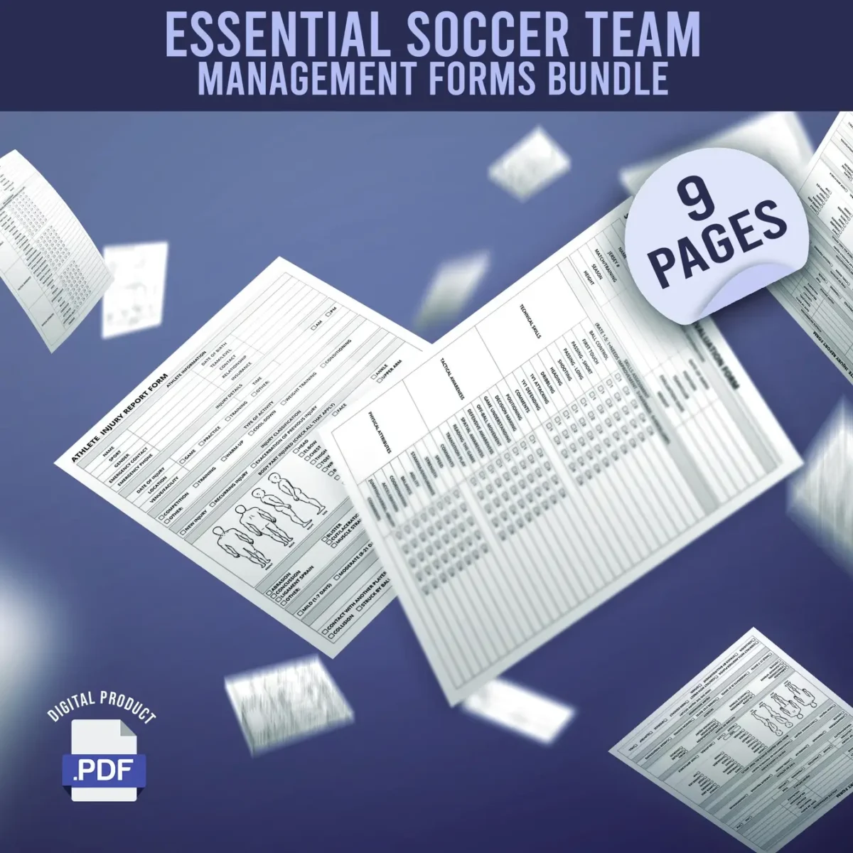 Essential Soccer Team Management Forms Bundle - Image 1