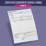 Event Equipment Rental Forms - Image 3