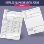 Event Equipment Rental Forms - Image 2