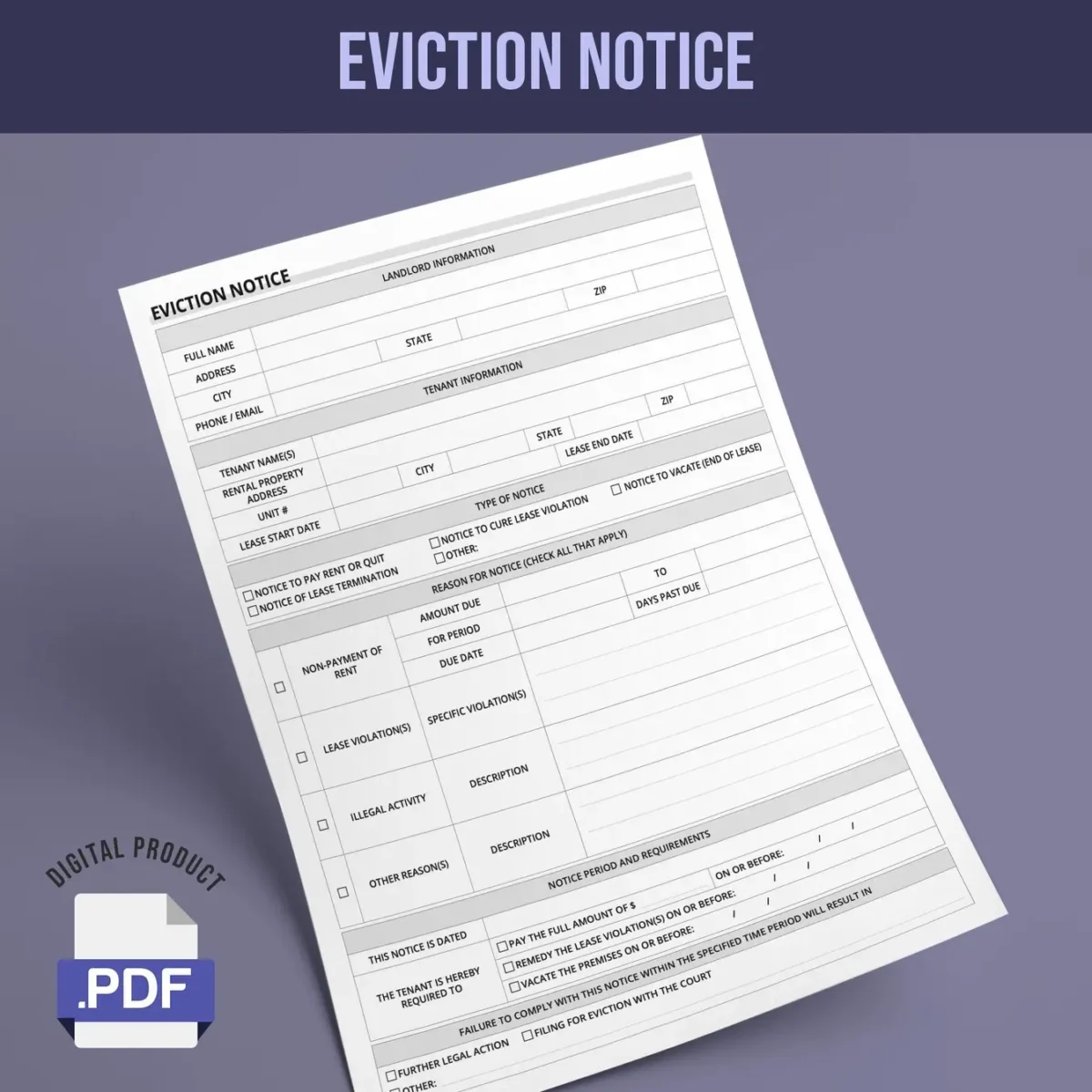 Eviction Notice - Image 1