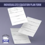Individualized Education Plan (IEP) Form