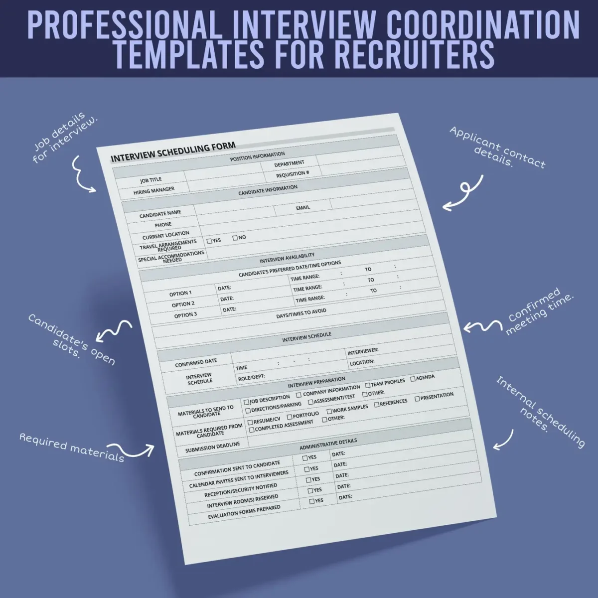 Interview Scheduling Form - Image 2