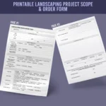 Landscaping Work Order Form - Image 2