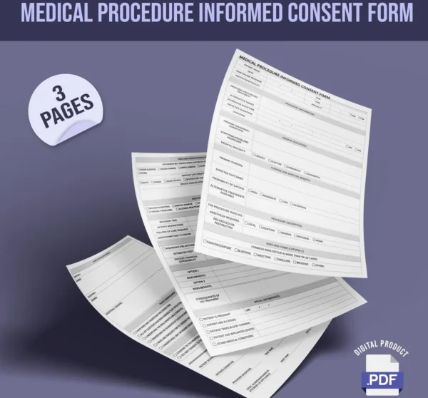 Medical Procedure Informed Consent Form