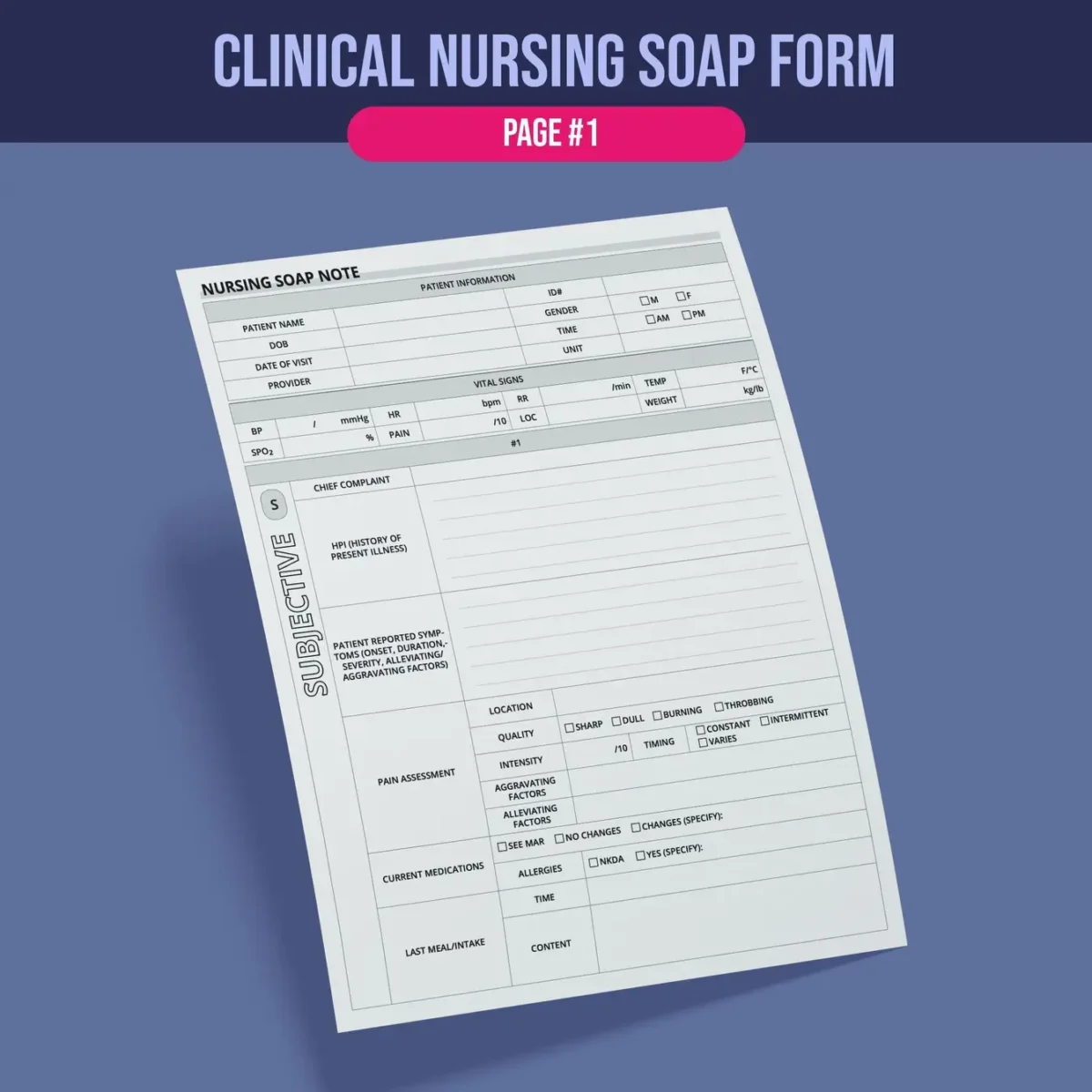 Nursing Soap Note - Image 2