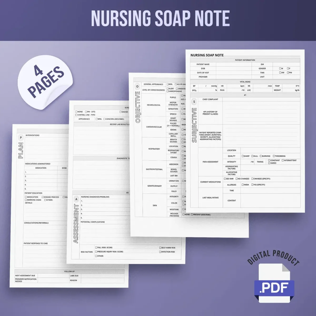 Nursing Soap Note - Image 1