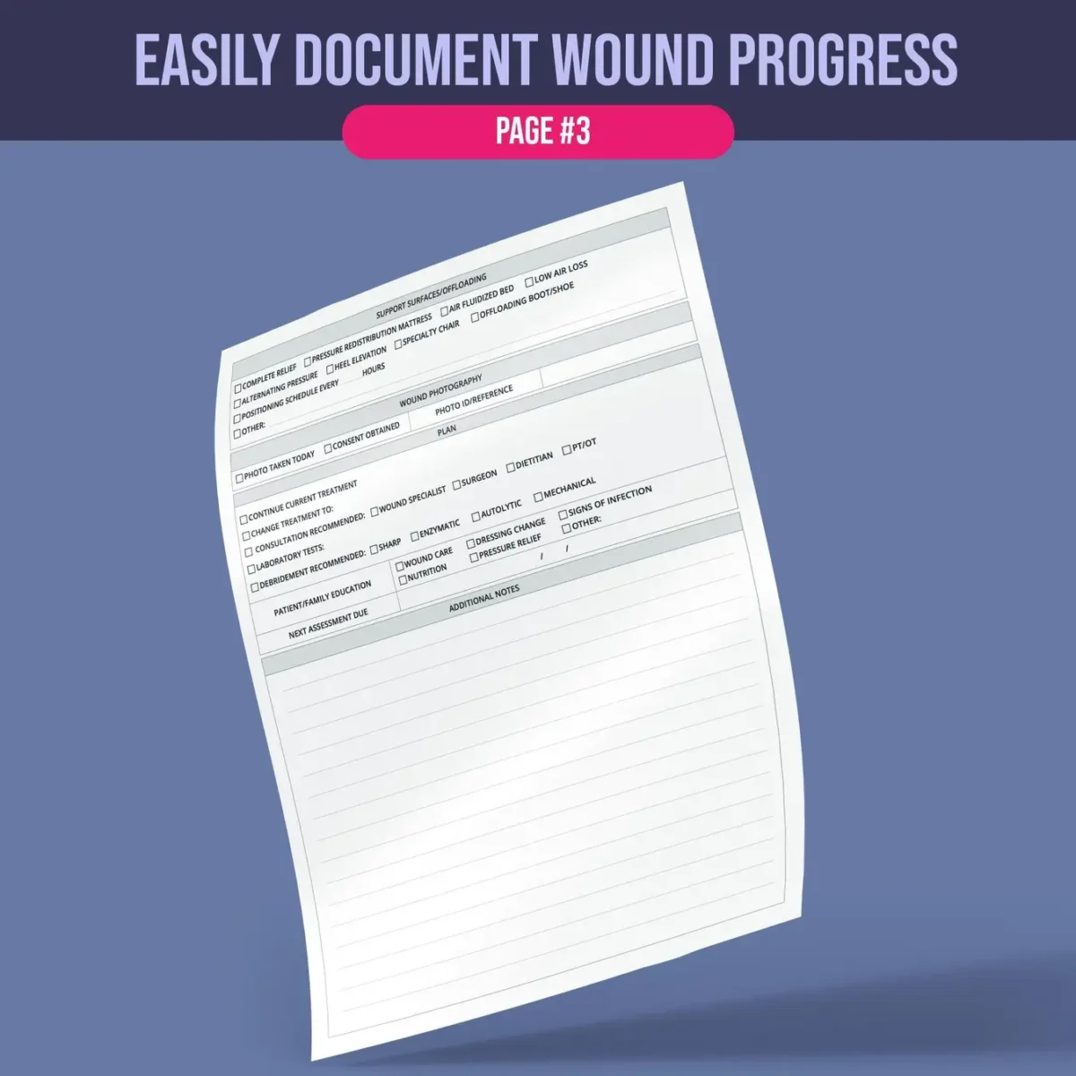 Nursing Wound Assessment Form - Image 4