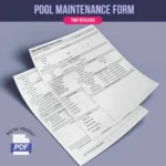 Pool Maintenance Form
