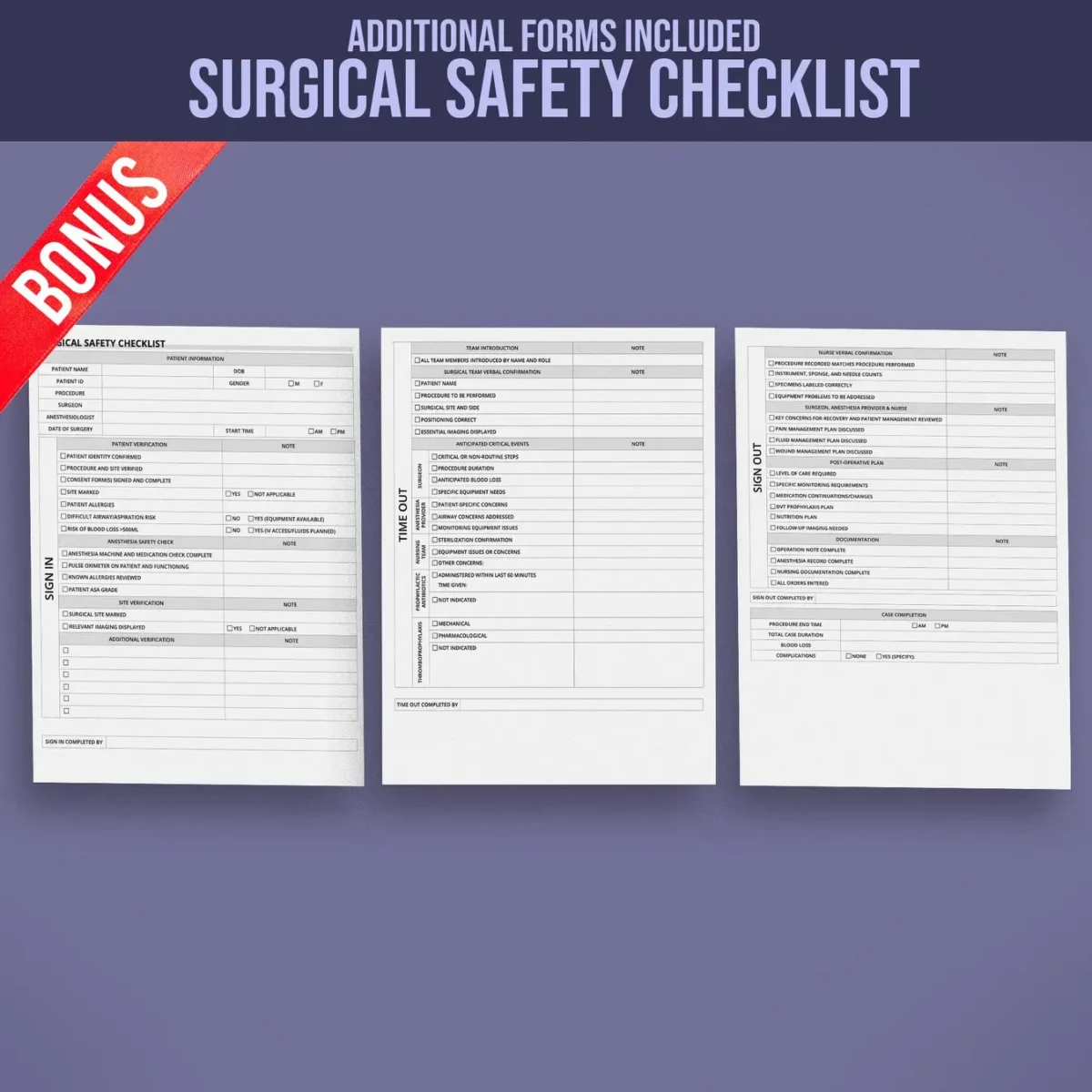 Pre and Post Surgery Forms - Image 6