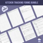 Restaurant Kitchen Tracking Forms Bundle