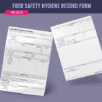 Restaurant Kitchen Tracking Forms Bundle - Image 3