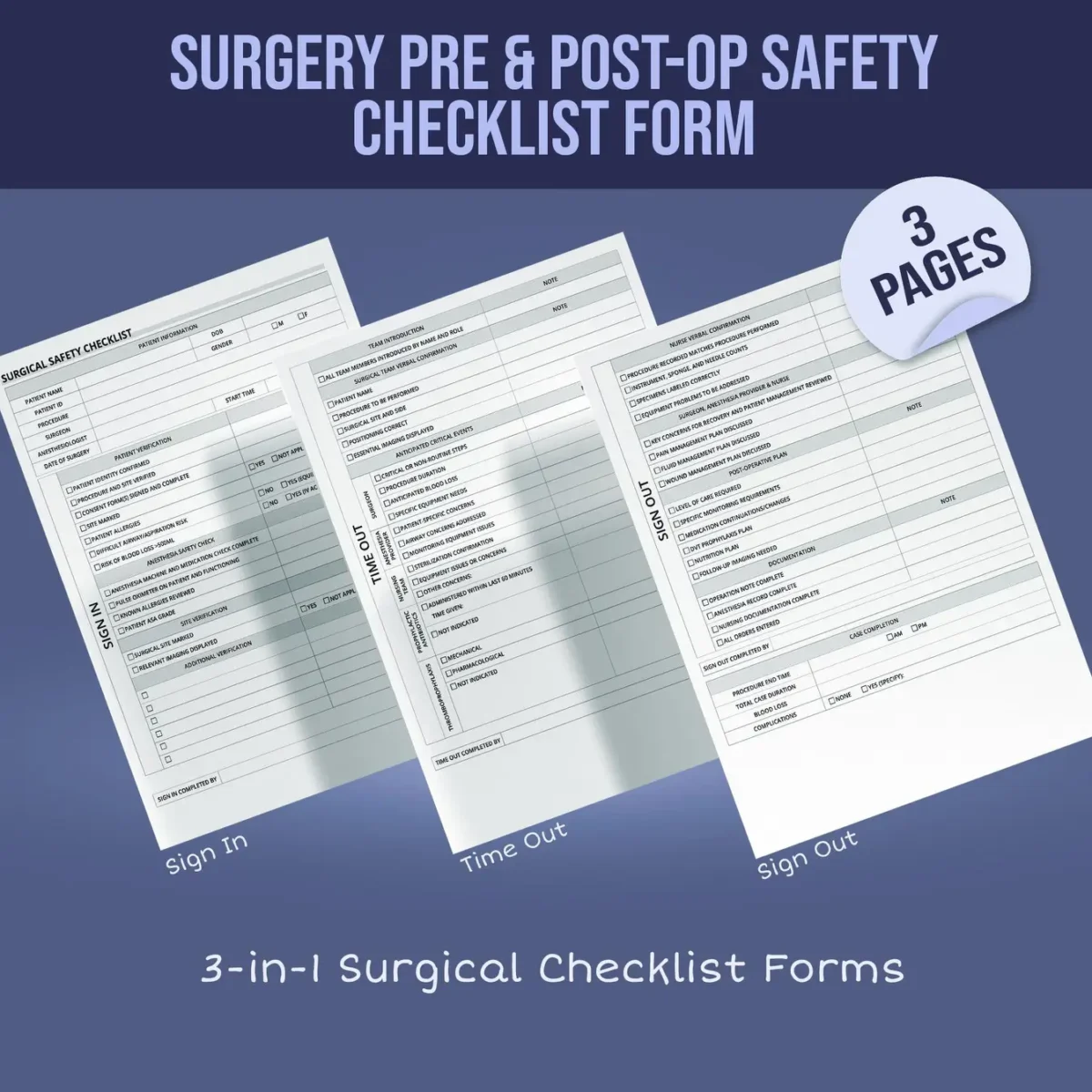 Surgical Safety Checklist - Image 1