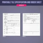 Tile Order Form - Image 2