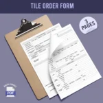 Tile Order Form