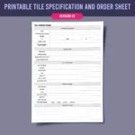 Tile Order Form - Image 3